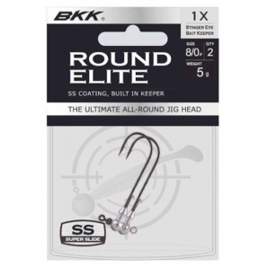 ДЖИГ-ГОЛОВКИ BKK ROUND ELITE STINGER EYE BAIT KEEPER 5гр