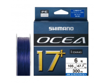 Плетеный шнур Shimano Ocea 17+ PE #8 300m NAVY