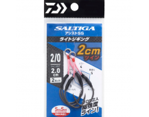 Ассист крючки Daiwa Saltiga Assist Hook SS Light Jigging 2см #3/0